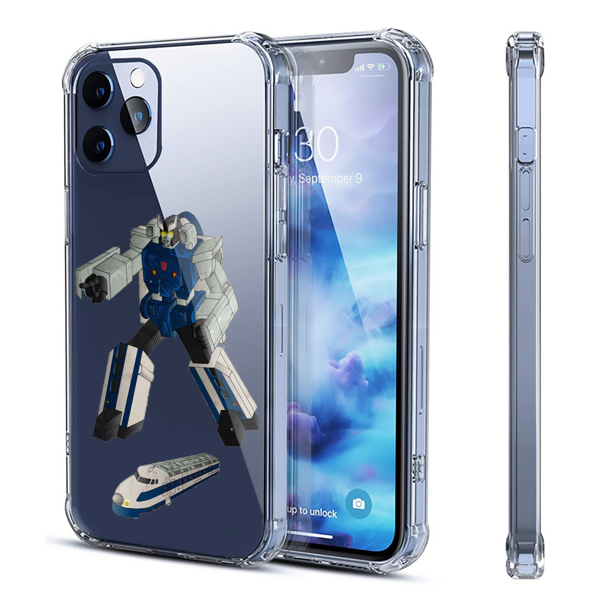 （画像用）  【iPhone 12シリーズ対応】透明スマホケース（クリアソフトケース）